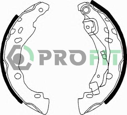 Profit 5001-0642 Brake shoe set 50010642: Buy near me in Poland at 2407.PL - Good price!