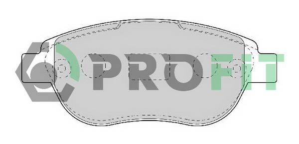 Profit 5000-1476 Тормозные колодки дисковые передние, комплект 50001476: Отличная цена - Купить в Польше на 2407.PL!