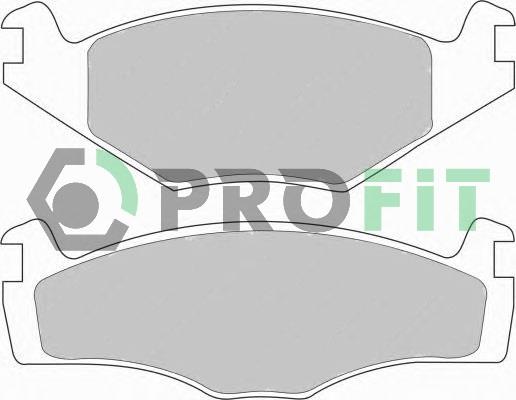 Profit 5000-0419 Front disc brake pads, set 50000419: Buy near me in Poland at 2407.PL - Good price!