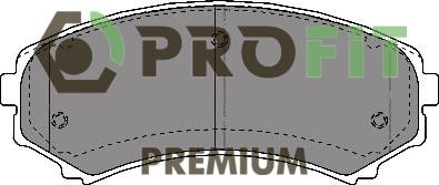 Profit 5005-1603 Front disc brake pads, set 50051603: Buy near me in Poland at 2407.PL - Good price!