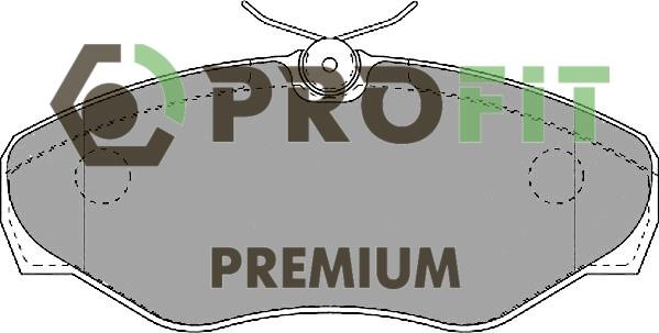 Profit 5005-1515 Тормозные колодки дисковые передние, комплект 50051515: Отличная цена - Купить в Польше на 2407.PL!