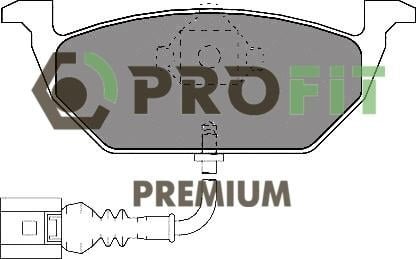 Profit 5005-1398 Front disc brake pads, set 50051398: Buy near me in Poland at 2407.PL - Good price!