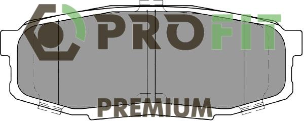 Profit 5005-4230 Тормозные колодки дисковые задние, комплект 50054230: Отличная цена - Купить в Польше на 2407.PL!