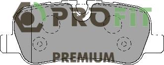 Profit 5005-1613 Rear disc brake pads, set 50051613: Buy near me in Poland at 2407.PL - Good price!
