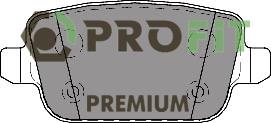 Profit 5005-1933 Тормозные колодки дисковые задние, комплект 50051933: Отличная цена - Купить в Польше на 2407.PL!