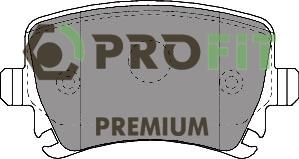 Profit 5005-1636 Rear disc brake pads, set 50051636: Buy near me at 2407.PL in Poland at an Affordable price!