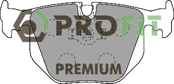 Profit 5005-1483 Rear disc brake pads, set 50051483: Buy near me in Poland at 2407.PL - Good price!