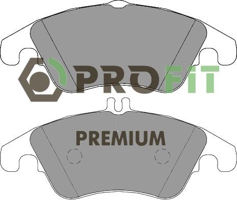 Profit 5005-1979 Front disc brake pads, set 50051979: Buy near me in Poland at 2407.PL - Good price!