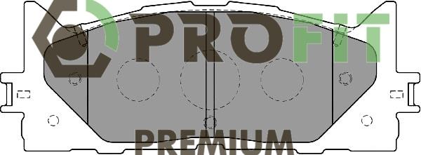 Profit 5005-2014 Тормозные колодки дисковые передние, комплект 50052014: Отличная цена - Купить в Польше на 2407.PL!