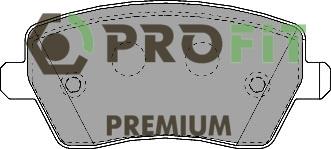Profit 5005-1617 Тормозные колодки дисковые передние, комплект 50051617: Отличная цена - Купить в Польше на 2407.PL!