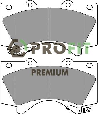 Profit 5005-4229 Front disc brake pads, set 50054229: Buy near me in Poland at 2407.PL - Good price!