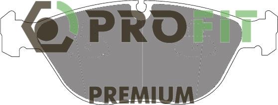 Profit 5005-1001 Тормозные колодки дисковые передние, комплект 50051001: Отличная цена - Купить в Польше на 2407.PL!