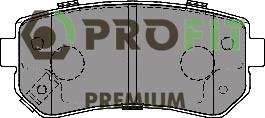 Profit 5005-1956 Тормозные колодки дисковые задние, комплект 50051956: Отличная цена - Купить в Польше на 2407.PL!