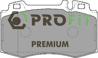 Profit 5005-1426 Тормозные колодки дисковые передние, комплект 50051426: Отличная цена - Купить в Польше на 2407.PL!
