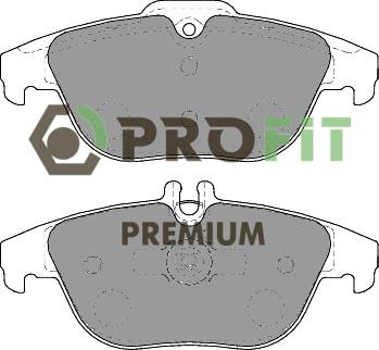 Profit 5005-1980 Rear disc brake pads, set 50051980: Buy near me in Poland at 2407.PL - Good price!