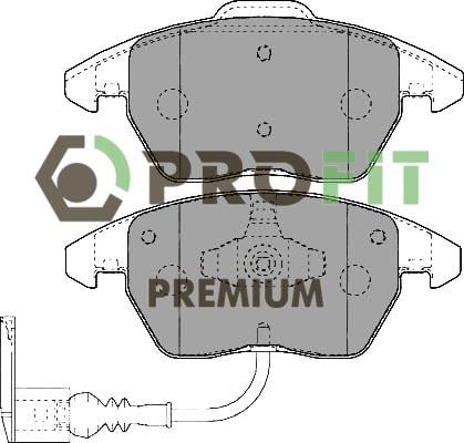 Profit 5005-1641 Front disc brake pads, set 50051641: Buy near me at 2407.PL in Poland at an Affordable price!