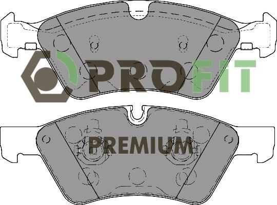 Profit 5005-1830 Front disc brake pads, set 50051830: Buy near me in Poland at 2407.PL - Good price!
