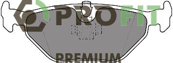 Profit 5005-1301 Rear disc brake pads, set 50051301: Buy near me in Poland at 2407.PL - Good price!