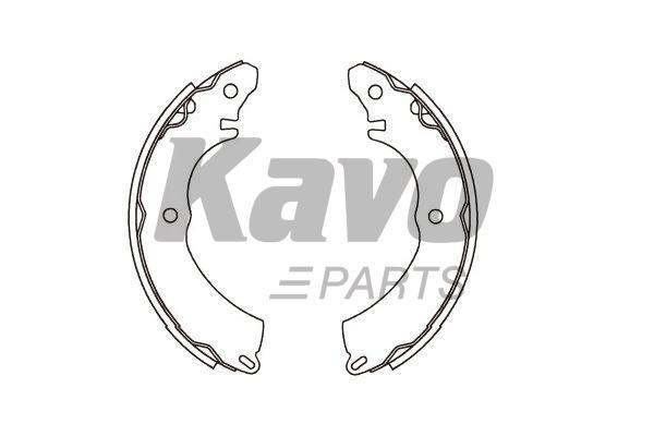 Kavo parts BS6428 Brake shoe set BS6428: Buy near me in Poland at 2407.PL - Good price!