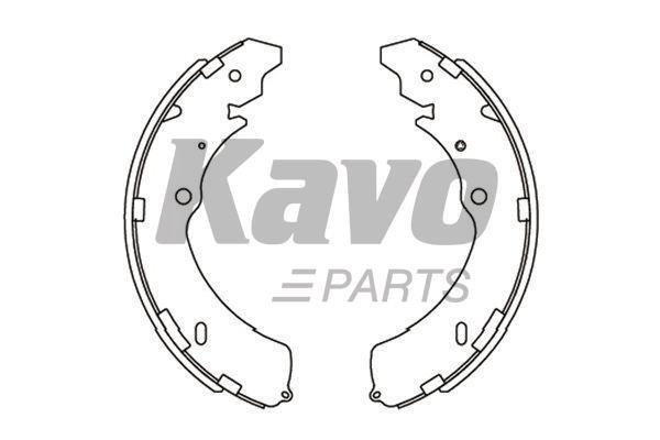 Kavo parts Колодки тормозные барабанные, комплект – цена 125 PLN