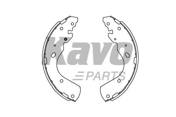 Kavo parts KBS5404 Колодки гальмівні барабанні, комплект KBS5404: Купити у Польщі - Добра ціна на 2407.PL!