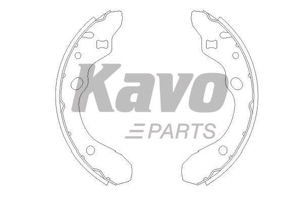 Kavo parts Колодки тормозные барабанные, комплект – цена 73 PLN