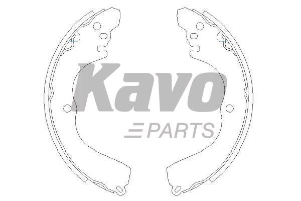 Kavo parts Колодки тормозные барабанные, комплект – цена 89 PLN