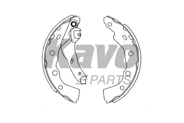 Kavo parts KBS6415 Brake shoe set KBS6415: Buy near me at 2407.PL in Poland at an Affordable price!