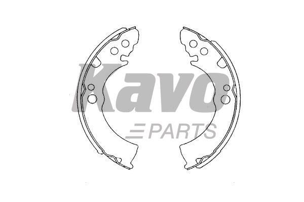 Kavo parts KBS7421 Brake shoe set KBS7421: Buy near me at 2407.PL in Poland at an Affordable price!
