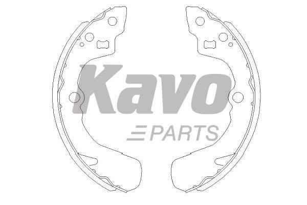 Kavo parts KBS8905 Колодки тормозные барабанные, комплект KBS8905: Отличная цена - Купить в Польше на 2407.PL!