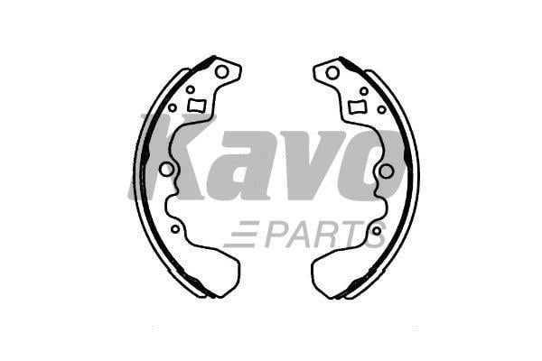 Kavo parts KBS8910 Brake shoe set KBS8910: Buy near me at 2407.PL in Poland at an Affordable price!