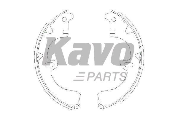 Kavo parts KBS9918 Колодки гальмівні барабанні, комплект KBS9918: Приваблива ціна - Купити у Польщі на 2407.PL!