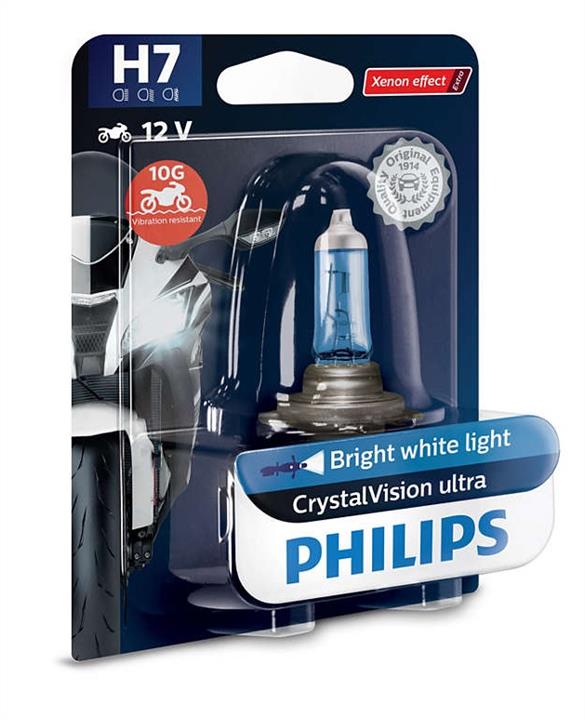 Philips 12972CVUBW Лампа галогенна Philips Crystalvision Ultra Moto 12В H7 55Вт 12972CVUBW: Приваблива ціна - Купити у Польщі на 2407.PL!