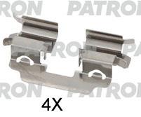 Patron PSRK1308 Mounting kit brake pads PSRK1308: Buy near me in Poland at 2407.PL - Good price!