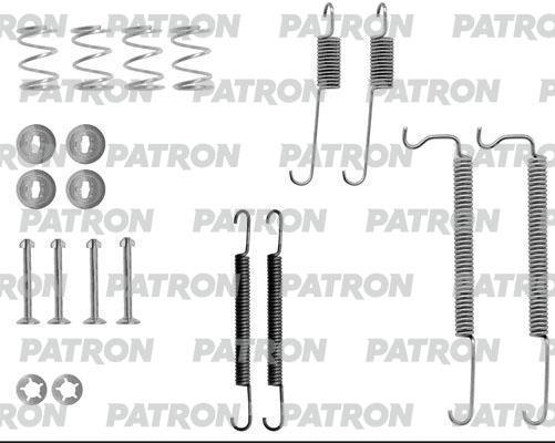 Patron PSRK0068 Комплект монтажний гальмівних колодок PSRK0068: Приваблива ціна - Купити у Польщі на 2407.PL!