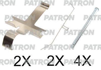 Patron PSRK1278 Комплект монтажный тормозных колодок PSRK1278: Отличная цена - Купить в Польше на 2407.PL!