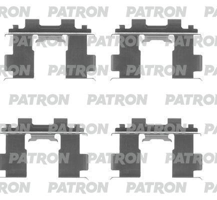 Patron PSRK1233 Mounting kit brake pads PSRK1233: Buy near me in Poland at 2407.PL - Good price!