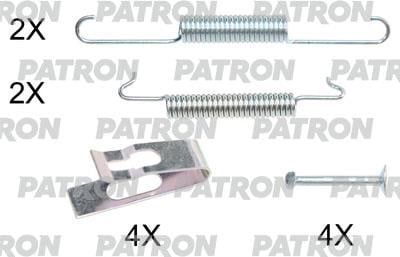 Patron PSRK0243 Repair kit for parking brake pads PSRK0243: Buy near me at 2407.PL in Poland at an Affordable price!