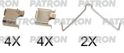 Patron PSRK1002 Mounting kit brake pads PSRK1002: Buy near me in Poland at 2407.PL - Good price!