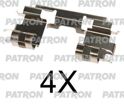 Patron PSRK1235 Комплект монтажный тормозных колодок PSRK1235: Отличная цена - Купить в Польше на 2407.PL!