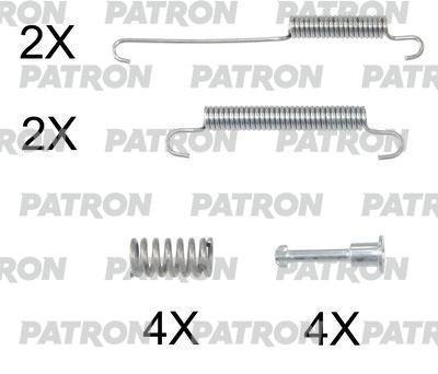 Patron PSRK0221 Mounting kit brake pads PSRK0221: Buy near me in Poland at 2407.PL - Good price!