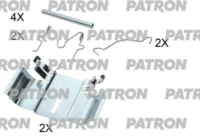 Patron PSRK1204 Mounting kit brake pads PSRK1204: Buy near me in Poland at 2407.PL - Good price!