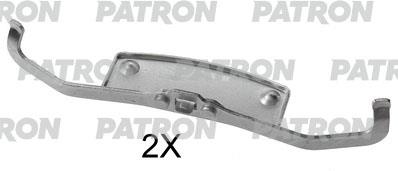 Patron PSRK1214 Mounting kit brake pads PSRK1214: Buy near me in Poland at 2407.PL - Good price!