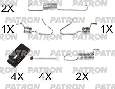Patron PSRK0107 Mounting kit brake pads PSRK0107: Buy near me in Poland at 2407.PL - Good price!