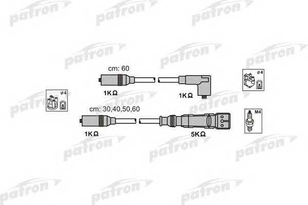 Patron PSCI1000 Провода высоковольтные, комплект PSCI1000: Отличная цена - Купить в Польше на 2407.PL!