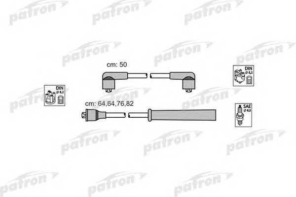 Patron PSCI1016 Провода высоковольтные, комплект PSCI1016: Отличная цена - Купить в Польше на 2407.PL!