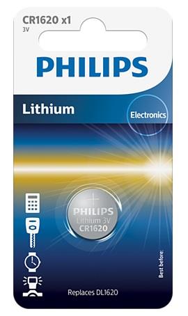 Battery Minicells 3V Philips CR1620&#x2F;00B