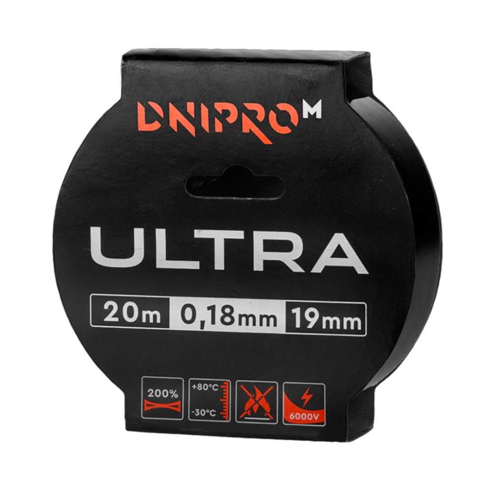 Dnipro-M 80923001 Изоляционная лента Dnipro-M Ultra 20 м 19 мм 0,18 мм черный 6000 В 80923001: Отличная цена - Купить в Польше на 2407.PL!