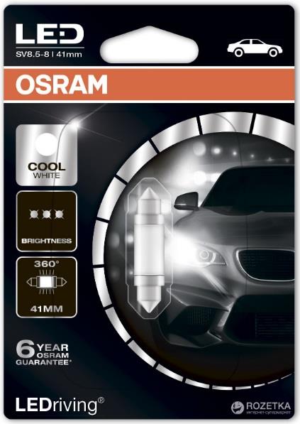 Osram 6499CW 01B Лампа світлодіодна Osram LEDriving CoolWhite Festoon 41 12V SV8,5 6499CW01B: Приваблива ціна - Купити у Польщі на 2407.PL!