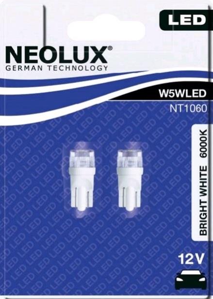Neolux NT1060 LED lamp T10 12V W2,1x9,5d NT1060: Buy near me at 2407.PL in Poland at an Affordable price!